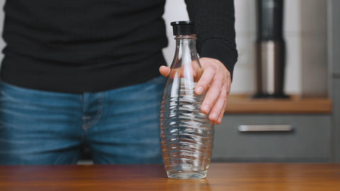 SodaClean® Premium 3er Flaschenhalter für Sodastream Kunststoff Hochglanz weiss